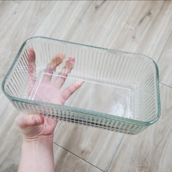 Vintage MCM Glass Refrigerator Dish - Picture 1 of 6